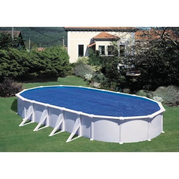 GRE - Summer bubble cover for oval pool 7.30 m x 3.75 m - UVA resistant - 0.18 mm thick