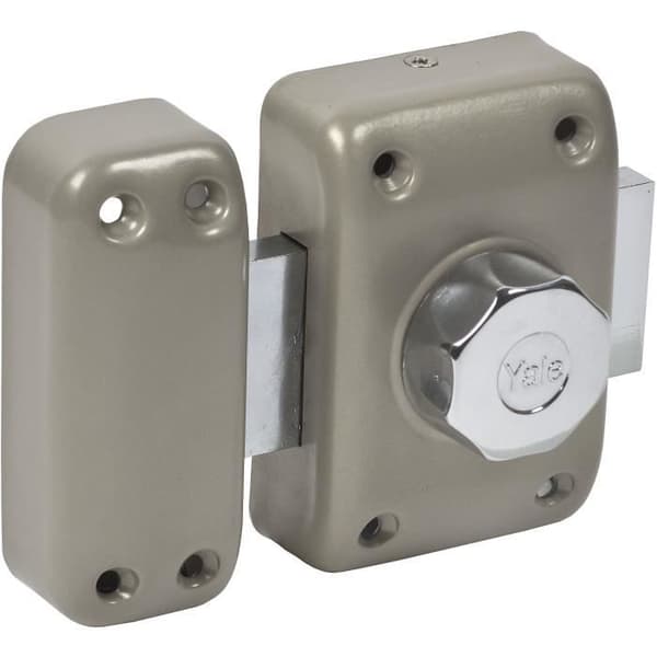 YALE YV20BTS Bolt Lock - Button without Cylinder - Aluminum - Security Level 6