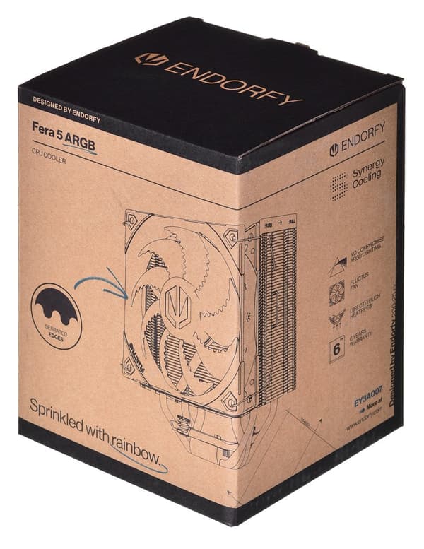ENDORFY FERA 5 ARGB CPU Cooler 12cm 220W for Intel and AMD