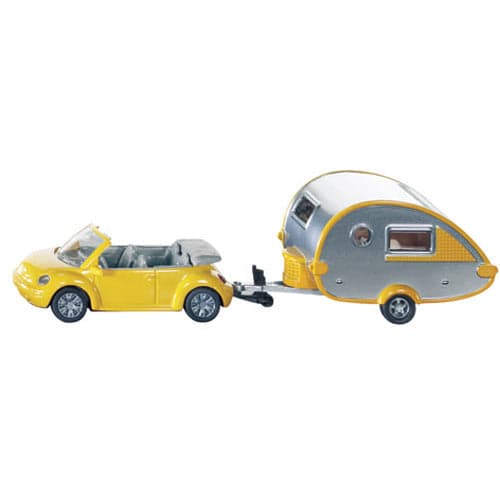Siku Volkswagen Beetle and Caravan Diecast Model Set