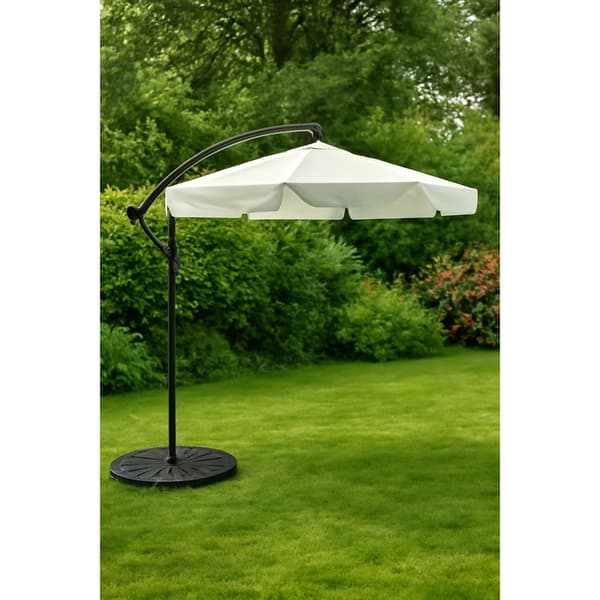 Extralink Garden Umbrella 3 m Beige with Side Panels