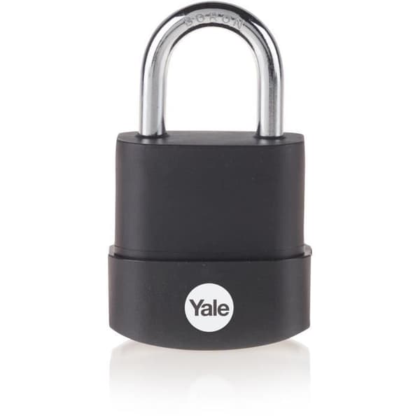 YALE High-Security Padlock - Rolled Steel - Boron Shackle - 3 Keys