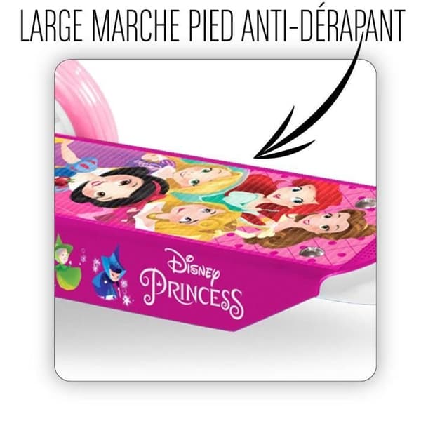 STAMP - 3-Wheel Scooter - DISNEY PRINCESSES - Height Adjustable