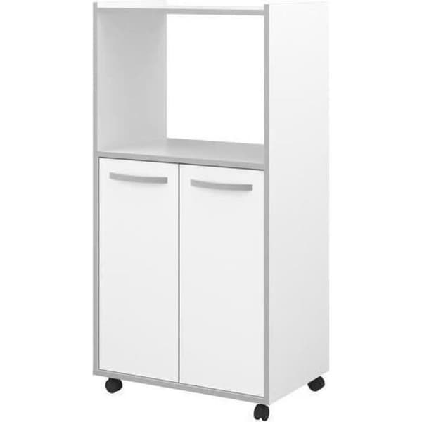 OSLO Kitchen Trolley - L 60 cm - White