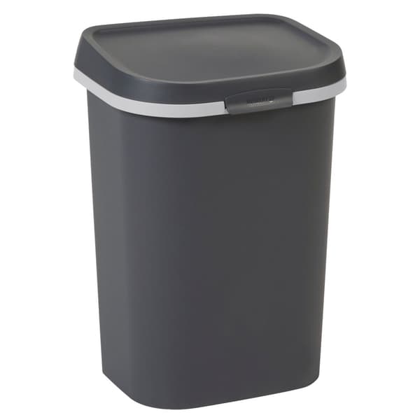 Curver Mistral Flat Waste Bin 25 L Anthracite