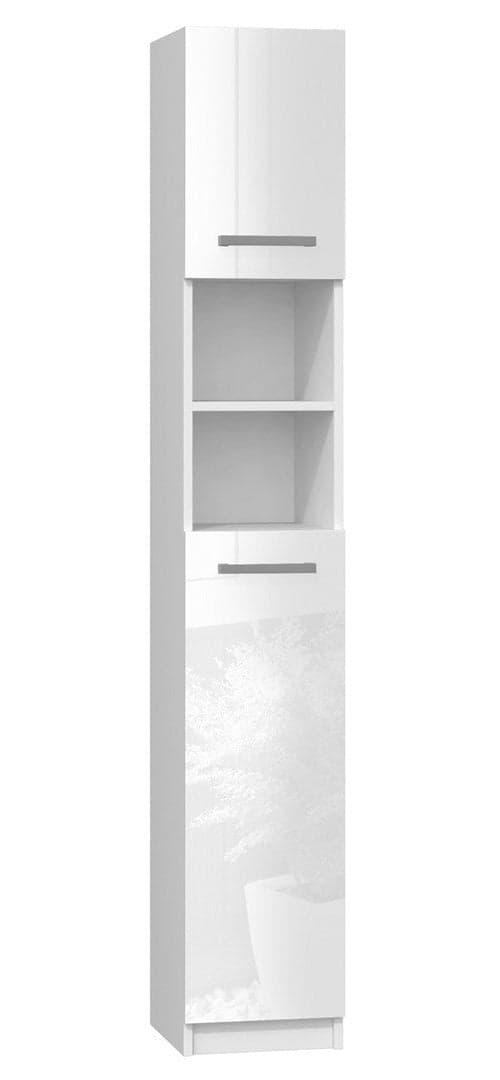 Topeshop MARBELA Bathroom Storage Cabinet - White - Model: MARBELA