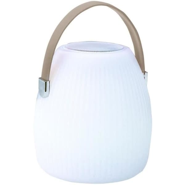 Wireless Bluetooth Speaker Lamp - LUMISKY - MINI MAY PLAY - H23 cm - Dimmable White and Multicolor LED