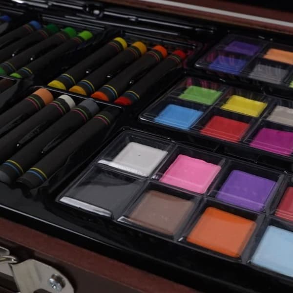 ARTIST'S MAIN - XXL 140-Piece Art Set - Drawing Box - Complete Kit