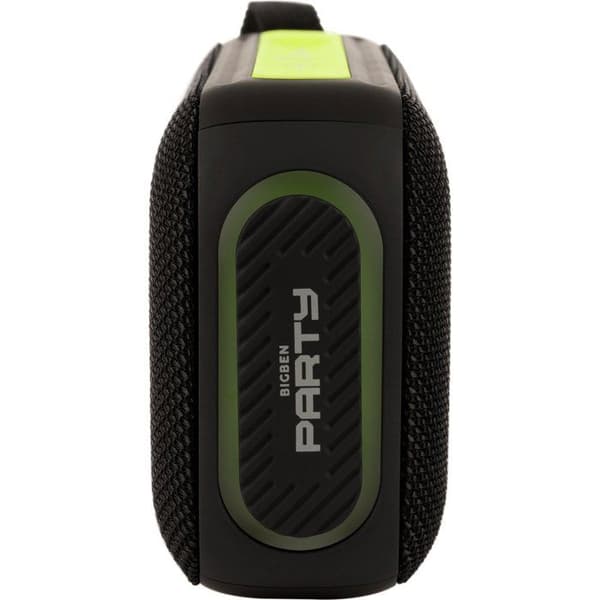 BIGBEN PARTY - Light-up Bluetooth Speaker - Black and Yellow - Bluetooth 5.3