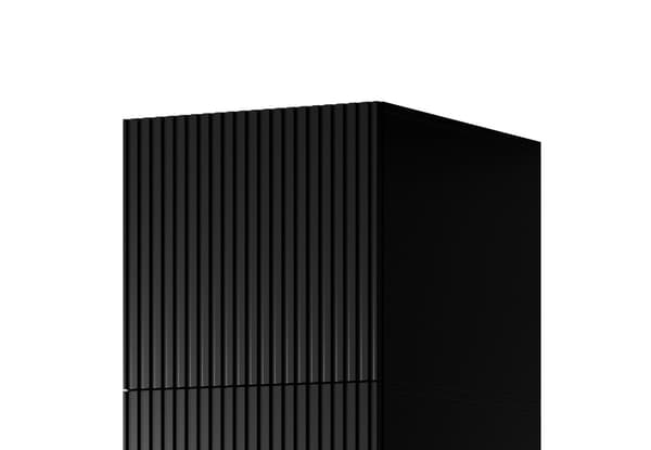 Wardrobe PAFOS 1D BASE 45x55 5x45 Black Matt