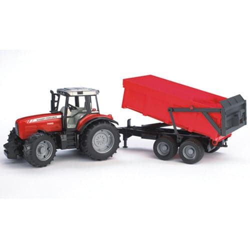 Bruder Massey Ferguson 7480 Tractor with Trailer