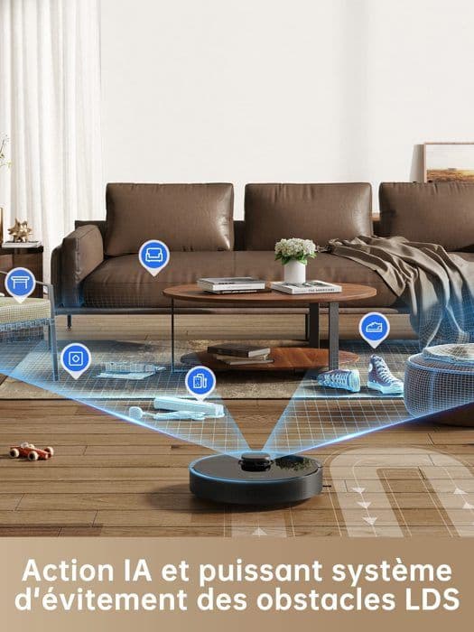 Dreame D10s Pro - Robot Vacuum and Mop - 5000 Pa - LDS Navigation - Model D10s Pro