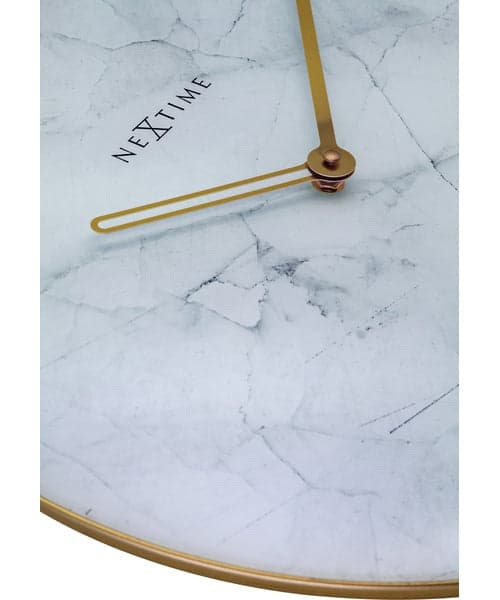 NeXtime Wall Clock 40 cm Marble NE-8189WI