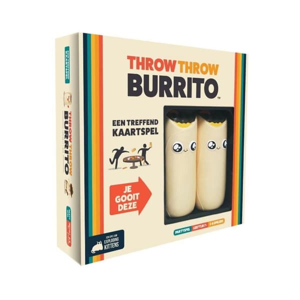 Asmodee Throw Throw Burrito Party Game for 2-6 Players
