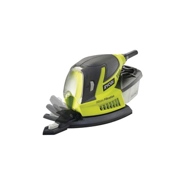 RYOBI Triangular Sander - 100W - 12,000 Oscillations/Min - RPS100-SA20 - 20 Sanding Discs