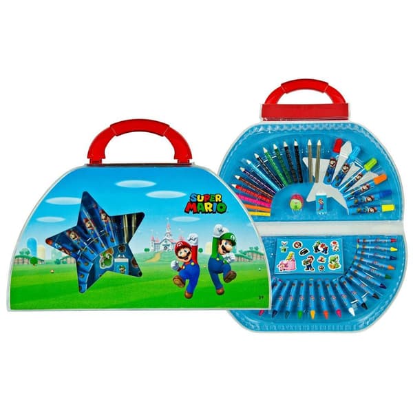 Super Mario Coloring Case 51-Piece Set