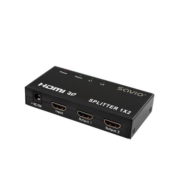 Savio CL-42 Video Splitter HDMI 2x HDMI