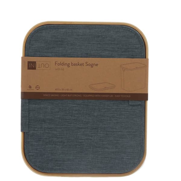 InSideOut Folding Basket Sogne 40.5x33x42 cm Blue