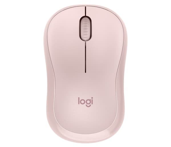Logitech M240 Silent Mouse - Wireless - Optical - 3 Buttons - Bluetooth - Rose Gold - 910-007121