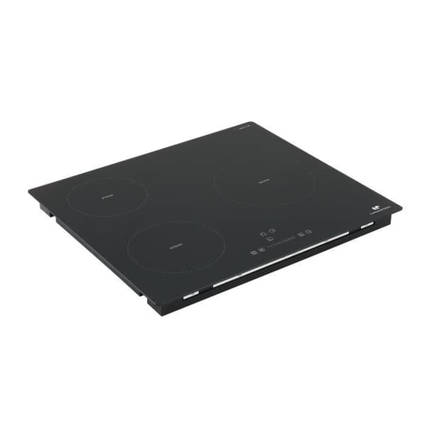 CONTINENTAL EDISON Induction Hob - 3 Burners - 6200W - 59 x 52 cm - Black