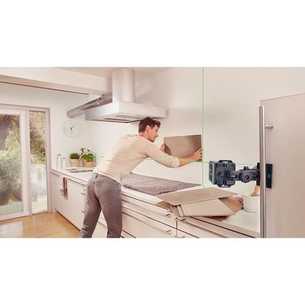 Bosch Quigo Green Line Laser - 12 m Range - Green Beam Technology