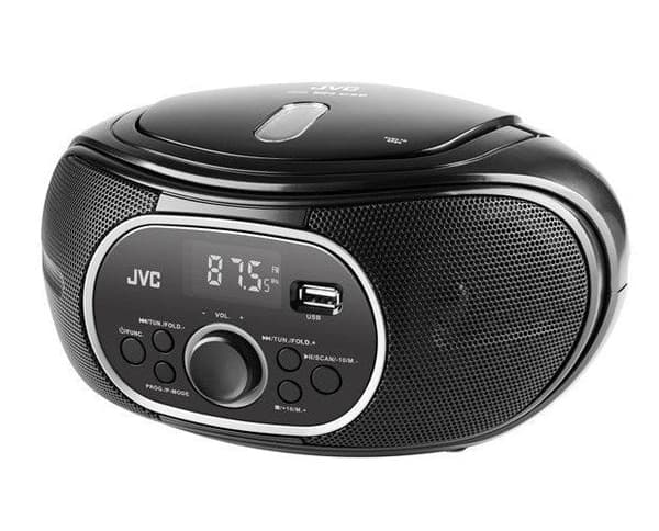 JVC RD-E221B Boombox Black
