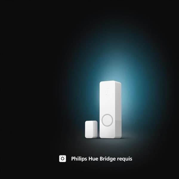 Philips Hue Secure Contact Sensor - Door or Window - Easy Installation - Control via Hue App - White