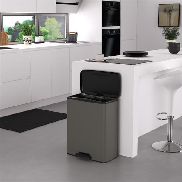 Curver Decobin Pedal Bin 65 L Cool Grey