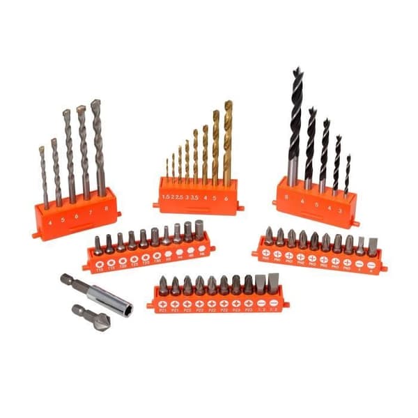 BLACK+DECKER Drilling and Screwdriving Set - 50 Accessories - A7232-XJ