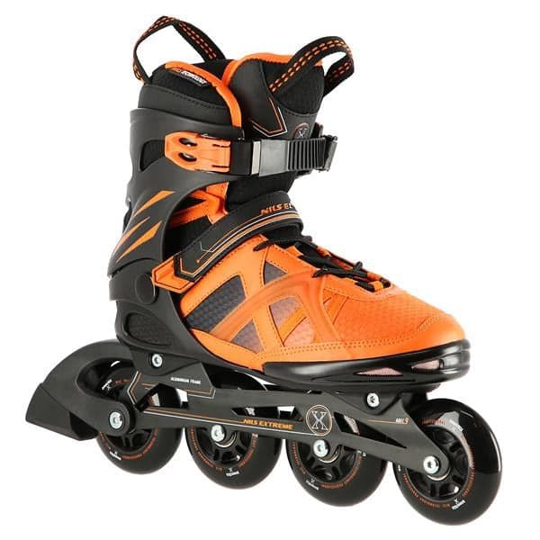 NILS NA14112 Black-Orange Inline Skates Size 42