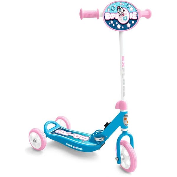 STAMP Folding 3-Wheel Scooter - Skids Control Explore - Pink