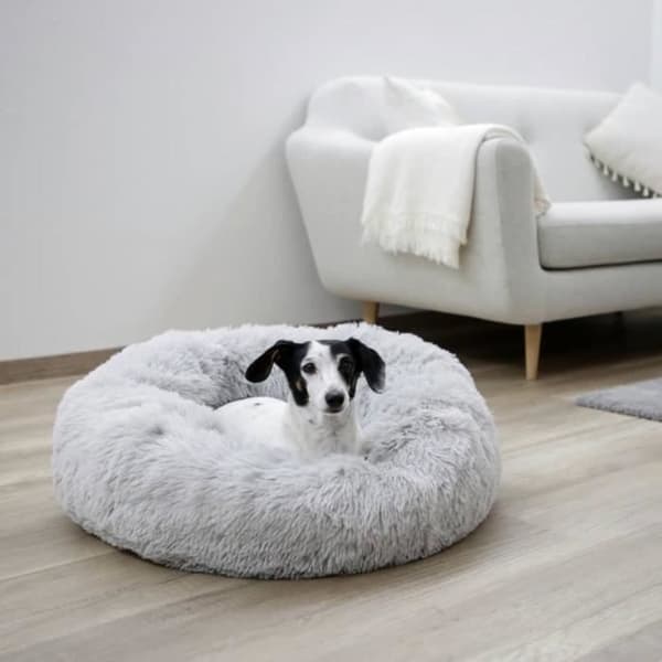 KERBL Basket - Fluffy - Ø60 x 18 cm - Light Grey