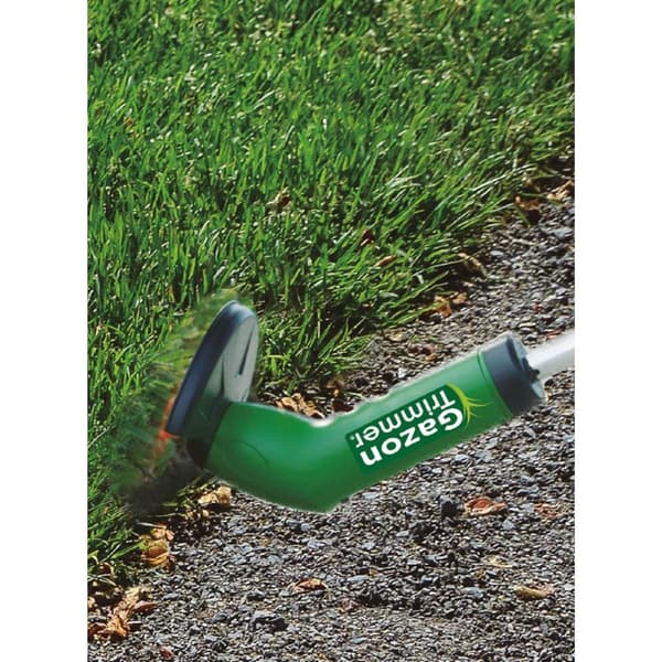 Cordless Lawn Mower and Edger with Extendable Handle Grass Trimmer Green
