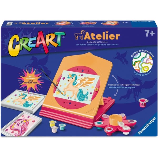 Ravensburger CreArt Paint by Numbers Studio - Suitable for Ages 7+