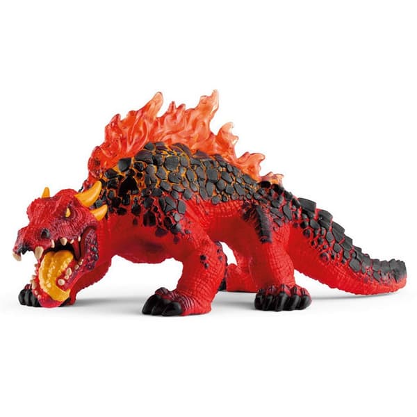 Schleich Magma Lizard Action Figure - Lava World - Eldrador Creatures