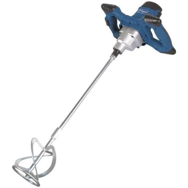 SCHEPPACH PM1200 Mortar and Paint Mixer - 1200W - 2 Turbines - Variable Speed