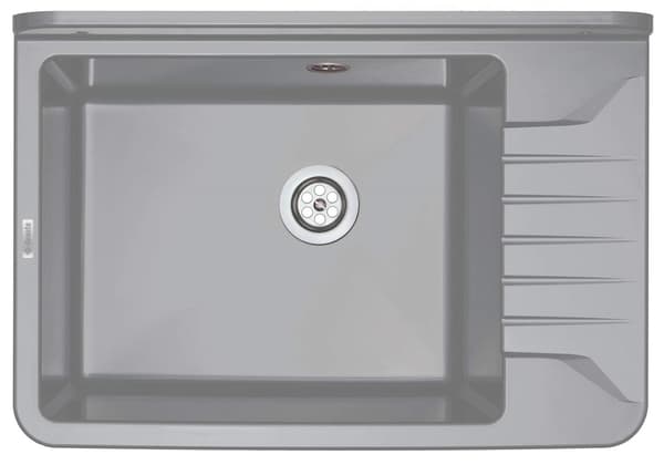 Deante Kitchen Sink 1-Bowl Wall Mounted 50x34cm