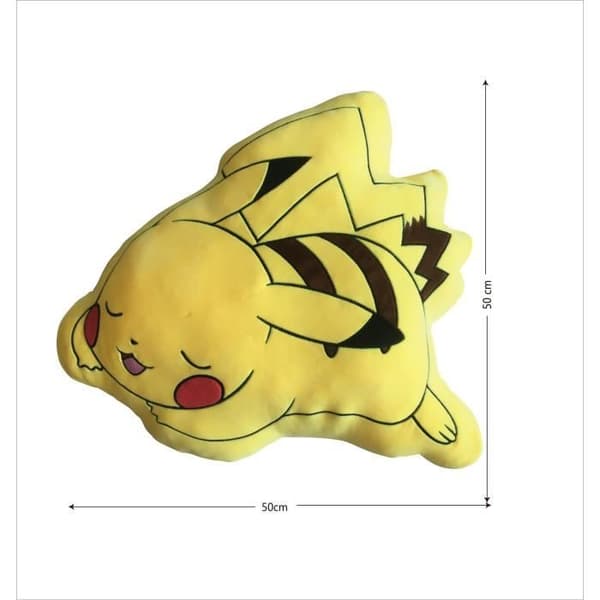 POKEMON Premium 3D Cushion - Pikachu Lying Down - Microfiber - 50 cm