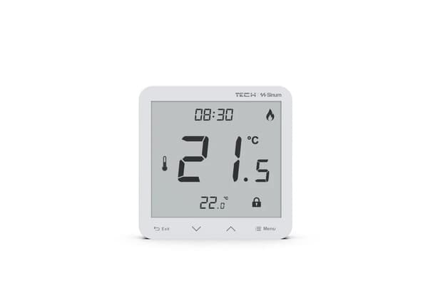 Wired Room Controller Sinum White R-S3