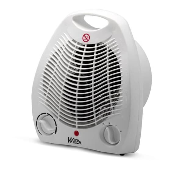 WARM TECH Fan Heater - 2000W - 2 Heat Settings - White