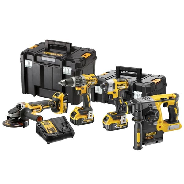 DEWALT DCK422P3T 18V Combo Power Tool Kit XR 5Ah