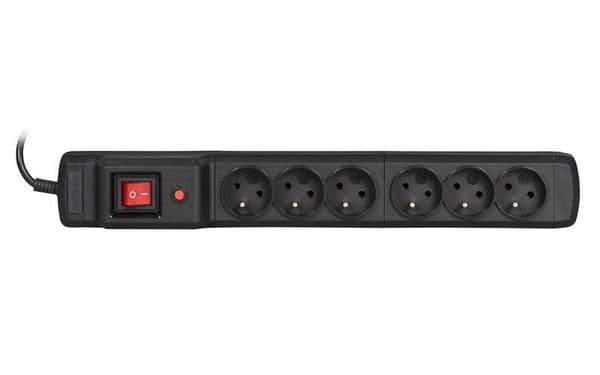 Activejet COMBO 6GN Power Strip 3 M Black with Cord