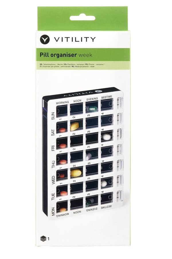 Vitility Pill Box - Week VIT-70610350 - Organize Your Medications