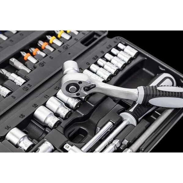 CONNEX Socket and Wrench Set - 52 Pieces - Chrome Vanadium 52-Piece