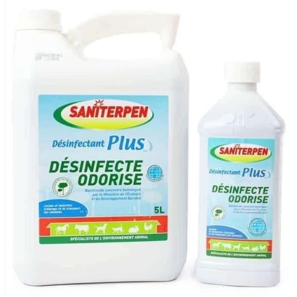 SANITERPEN Plus Disinfectant - 5 L - Concentrated Bactericide