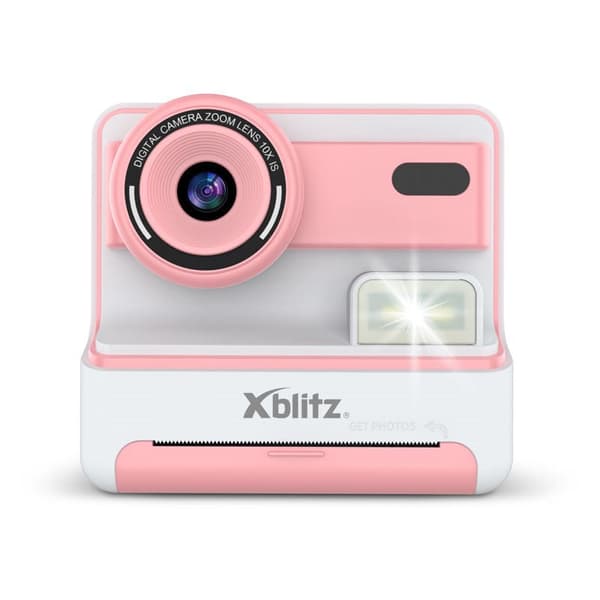 Xblitz Flash Pink Instant Camera with Thermal Printer for Children