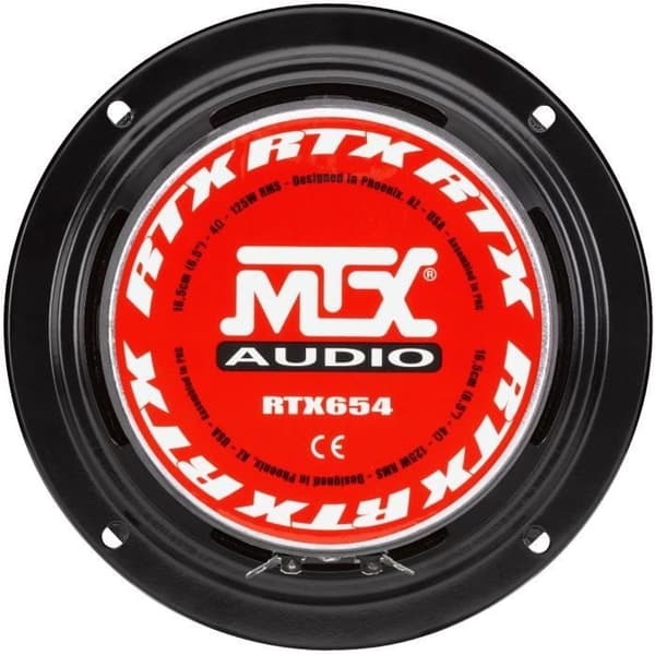 MTX RTX654 Mid-Range Speaker, 16.5 cm, 125W RMS, Sold Individually