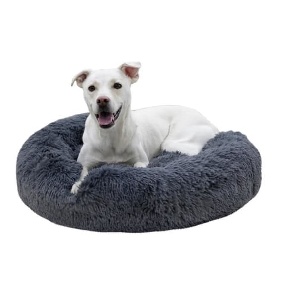 KERBL Basket - Fluffy - Ø76 x 19 cm - Light Grey