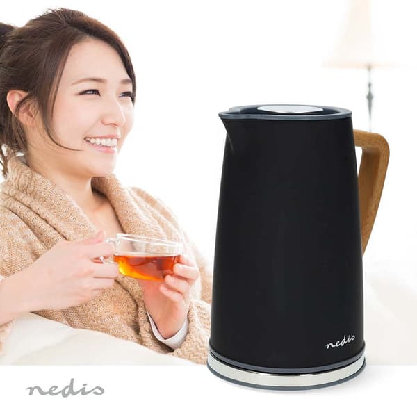 Nedis Electric Kettle 1.7 L Black KAWK510EBK