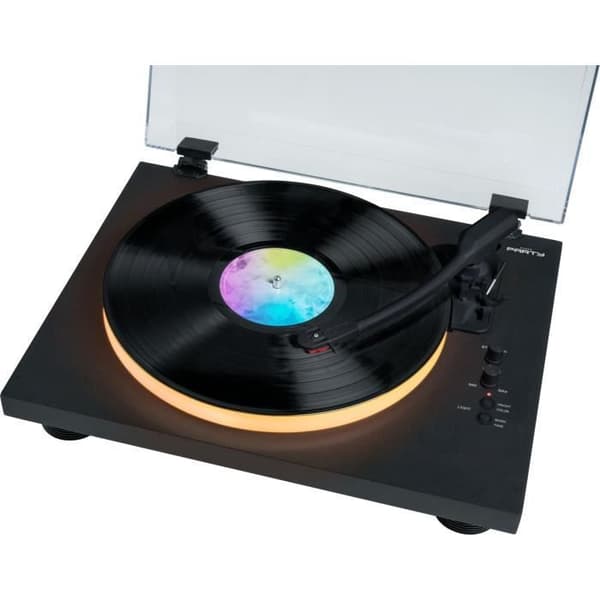 BIGBEN INTERACTIVE PARTYBTTDLIGHT Turntable - Bluetooth - Light Effects - 33/45/78 RPM